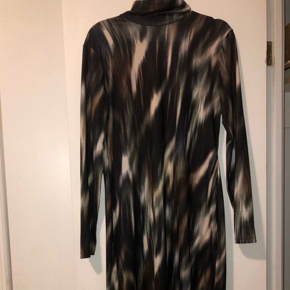 HM Fitted, knee-length dress in jersey with a turtleneck and long, long sleeve - Picture 2 of 7